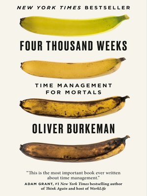 cover image of Four Thousand Weeks